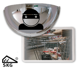 Miroirs de sécurité pour magasins et entreprises